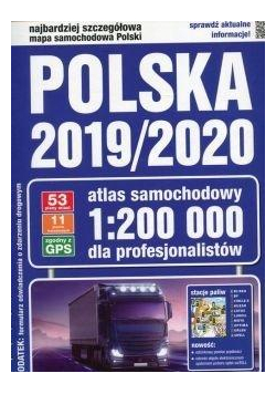 Atlas samochodowy 2019/2020 Polska 1:200 000