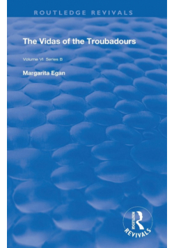 The Vidas of The Troubadours