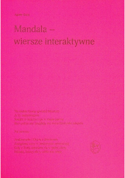 Mandala - wiersze interaktywne