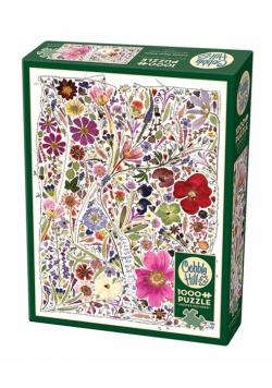 Puzzle 1000 Prasowane kwiaty: Wiosna G3