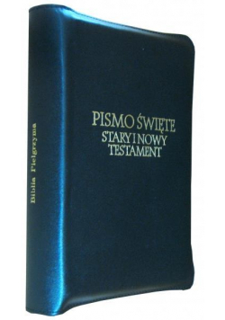 Biblia Pielgrzyma skórzany futerał czarny