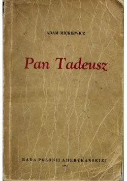Pan Tadeusz 1945 r.