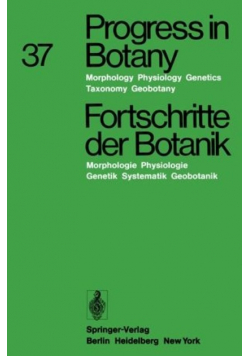 Progress in Botany Fortschritte der Botanik 37