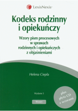 Kodeks rodzinny i opiekuńczy z płytą CD
