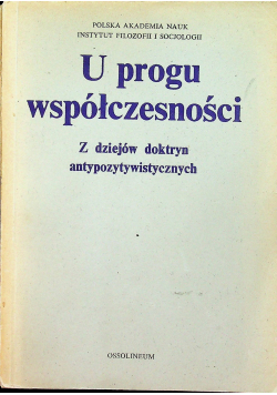 U progu współczesności