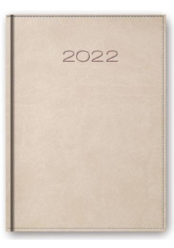 Kalendarz 2022 Dzienny A5 Vivella Beżowy 21D-19