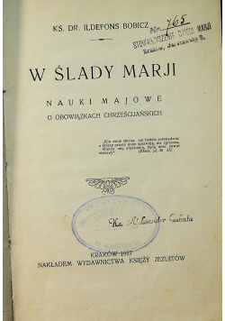 W ślady Marji 1927 r.