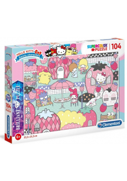 Puzzle 104 Brilliant Hello Kitty