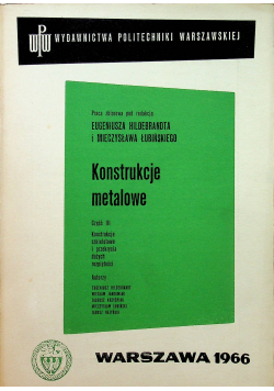 Konstrukcje metalowe część III
