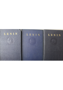 Lenin Dzieła 3 książki