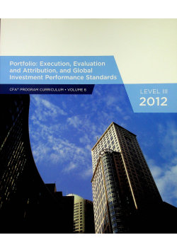 Portfolio Execution Evaluation and attribution and global investment Performance Standards