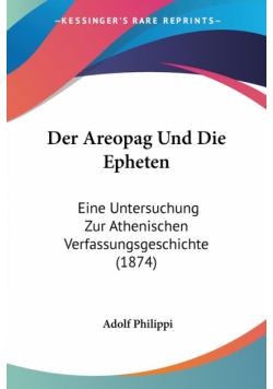 Der Areopag Und Die Epheten