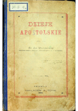 Dzieje Apostolskie 1894 r