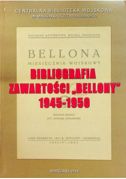 Bibliografia zawartość Bellony 1945 1950