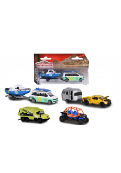 Majorette Explorer z przyczepą 3 rodzaje