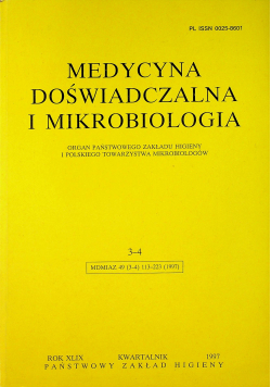 Medycyna doświadczalna i mikrobiologia 3-4