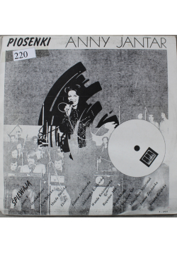 Piosenki Anny Jantar płyta winylowa