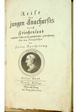 Reise des jungen Anarchalis durch Triechenland 1802 r