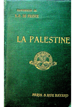La Palestine 1922 r