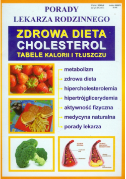 Zdrowa dieta: cholesterol tabele kalorii i tłuszczu