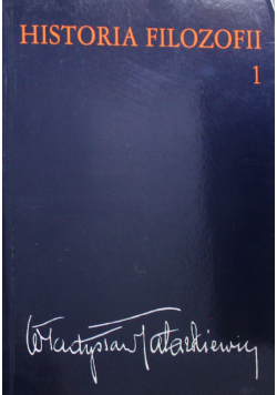 Historia filozofii Tom 1