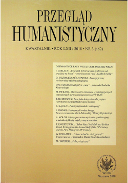Przegląd Humanistyczny 2018/3 (462)