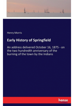 Early History of Springfield