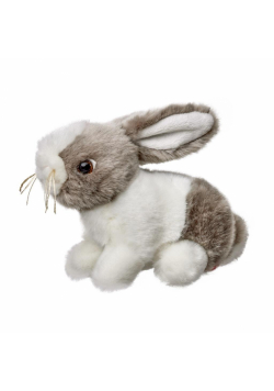 Króliczek szaro-biały 16cm