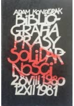 Bibliografia prasy solidarności