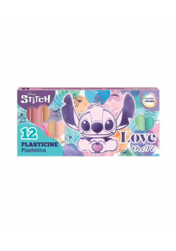 Plastelina Disney Fashion Stitch pastel 12 kolorów