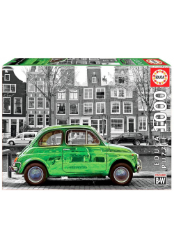 Puzzle 1000 Zielony samochód/Amsterdam G3