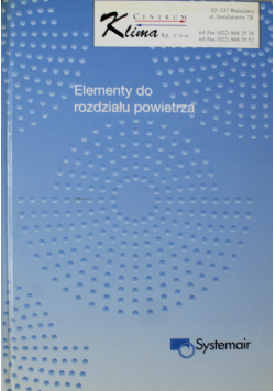 Elementy do rozdziału powietrza