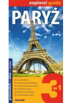 Paryż 3w1 Przewodnik atlas mapa