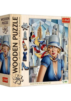Puzzle 200 drewniane Lato w Mieście Catherine Abel 20251