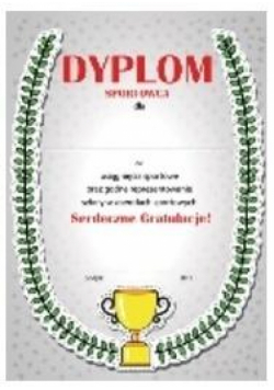 Dyplom A4 Sportowca