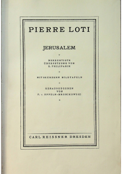 Jerusalem  1922 r.
