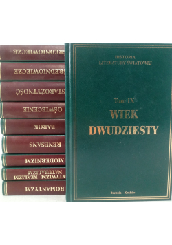 Historia literatury światowej  Zestaw 10 książek