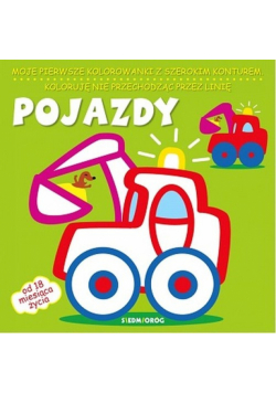 Pojazdy Moje pierwsze kolorowanki z szerokim konturem.