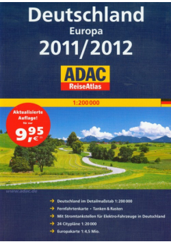 ADAC ReiseAtlas Deutschland Europa 2011/2012 1:200 000