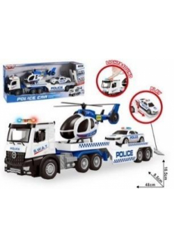Auto laweta Policja