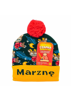 Czapka LED. Marznę