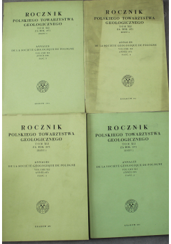 Rocznik polskiego towarzystwa geologicznego za rok 1971 4 Zeszyty