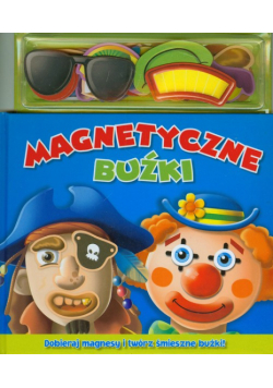 Magnetyczne buźki Książka z magnesami