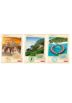 Brulion na spirali A5/100K kr Around World (5szt)