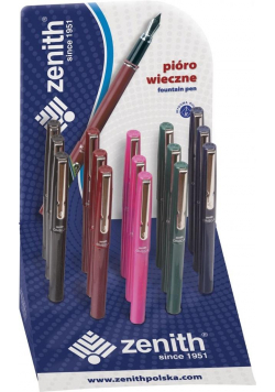 Pióro Omega Chrome mix kolorów (16szt) dsp ZENITH