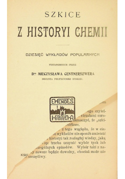 Szkice z Historyi Chemii