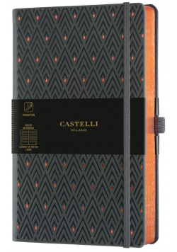 Notatnik 13x21cm linia Castelli Copper Dimonds