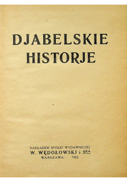 Diabelskie historie 1922r