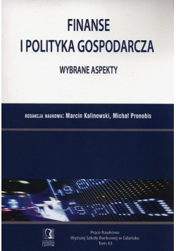 Finanse i polityka gospodarcza