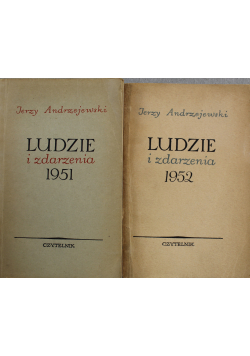 Ludzie i zdarzenia 1951 1952